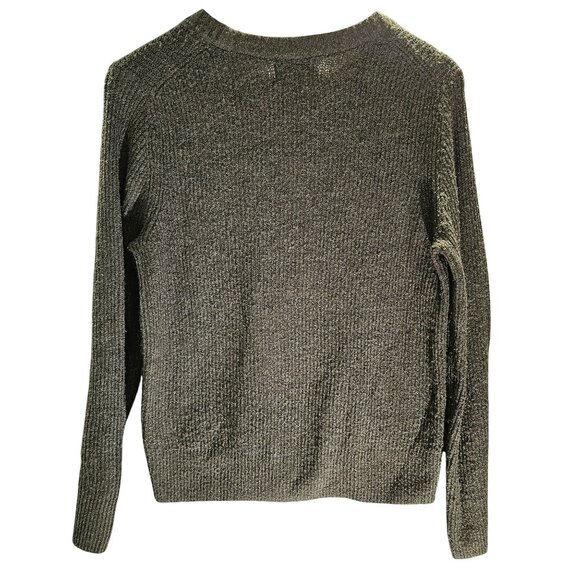 Old Navy Womens Textured Knit Sweater Green Long Sleeve Size S - Picture 6 of 10